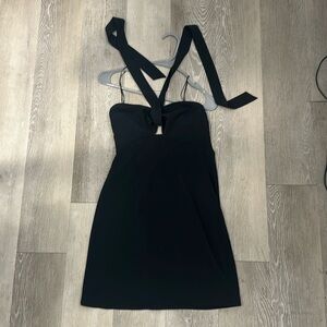 Abercrombie Halter Black Dress